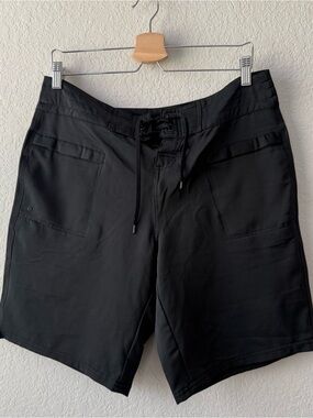 Leilani Women’s Black Lace-Up Board Shorts